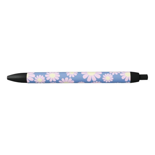 Ananas Roze Lila Zwarte Inkt Pen (Voorkant)