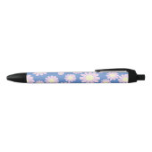 Ananas Roze Lila Zwarte Inkt Pen (Bovenkant)