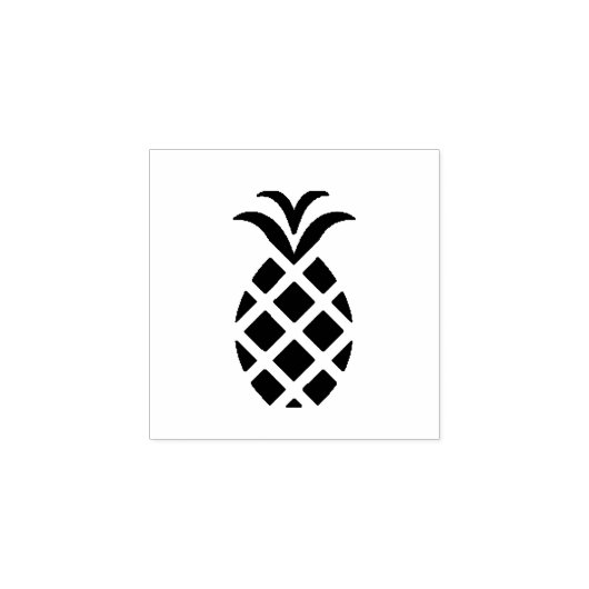 ananas rubberstempel (Afrduk)