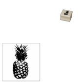 ananas rubberstempel (Gestempeld)