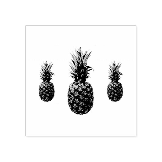  ananas rubberstempel (Afrduk)