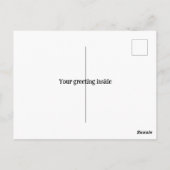 Ananas rum punch op het strand, Bahama's Briefkaart (Achterkant)