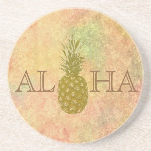 Ananas Sandstone Onderzetter (Voorkant)
