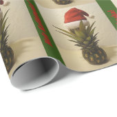 Ananas Santa Hawaiian Mele Kalikima Geschenkverpak Cadeaupapier (Rol Hoek)