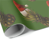 Ananas Santa Hawaiian Mele Kalikima Geschenkverpak Cadeaupapier (Rol Hoek)