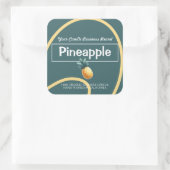 Ananas Schattigee Stijl Moderne Sojakaarsen Labels (Tas)