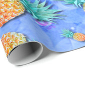 Ananas. Schilderen. Feest. Cadeaupapier (Rol Hoek)