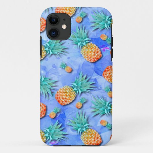 Ananas. Schilderen. Feest. Case-Mate iPhone Case (Achterkant)