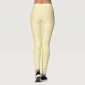 ananas schilderij kunst leggings (Achterkant)