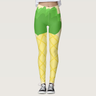 ananas schilderij kunst leggings