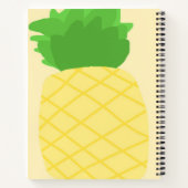 ananas schilderij kunst notitieboek (Achterkant)