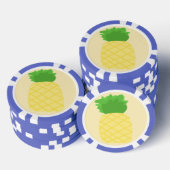ananas schilderij kunst poker chips (Opstapeling)