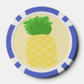 ananas schilderij kunst poker chips (Achterkant)