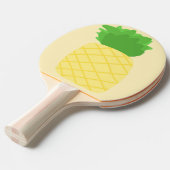 ananas schilderij kunst tafeltennisbatje (Voorkant Gekanteld)