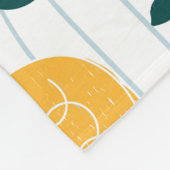 Ananas schoonheid: Hand getrokken patroon Fleece Deken (Hoek)