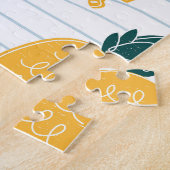 Ananas schoonheid: Hand getrokken patroon Legpuzzel (Zijkant)