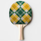 Ananas Schotsgeruit Tafeltennisbatje (Voorkant)