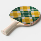 Ananas Schotsgeruit Tafeltennisbatje (Voorkant Gekanteld)