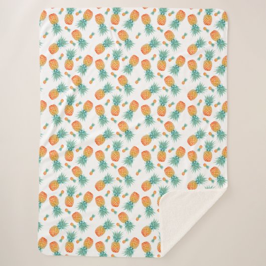 ananas sherpa deken (Voorkant)