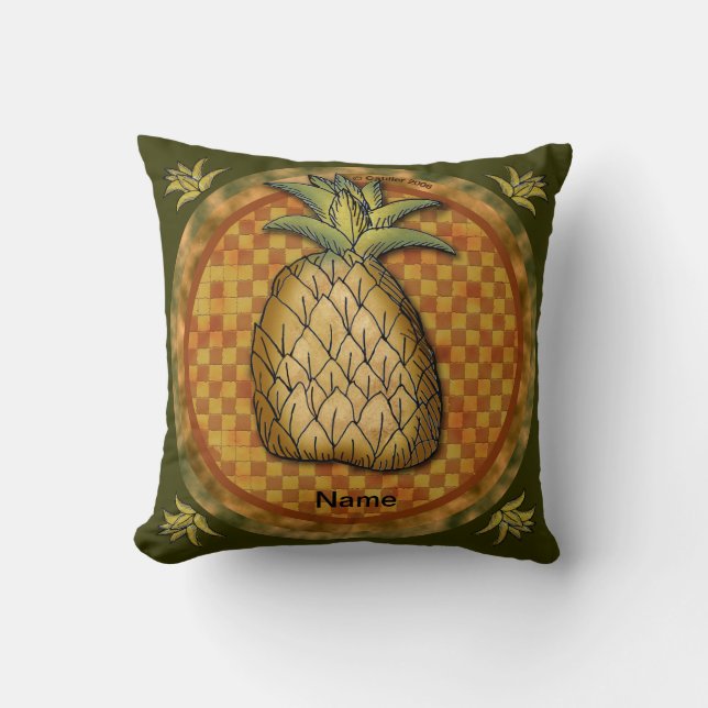 Ananas Sierkussen (Voorkant)