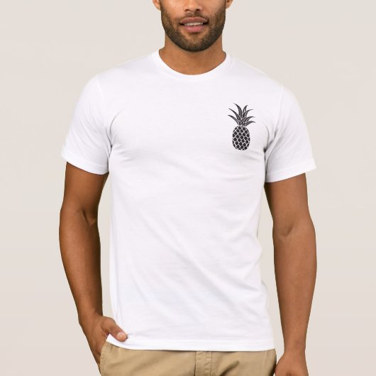 Ananas Silhouet T-shirt (Voorkant)