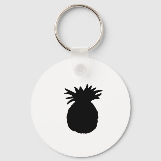 Ananas Silhouette Sleutelhanger (Voorkant)