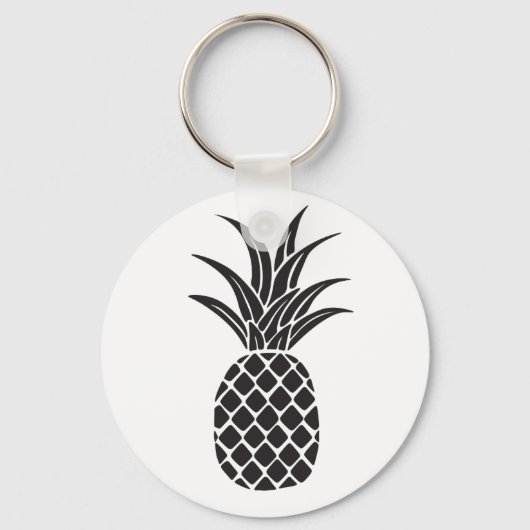 Ananas Silhouette Sleutelhanger (Voorkant)