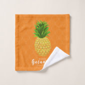 Ananas Sinaasappel Bad Handdoek (Wasdoekje)
