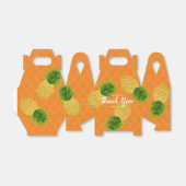 Ananas Sinaasappel Favor Box Bedankdoosjes (Uitgevouwen)