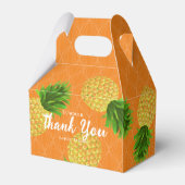 Ananas Sinaasappel Favor Box Bedankdoosjes (Voorkant Zijde)