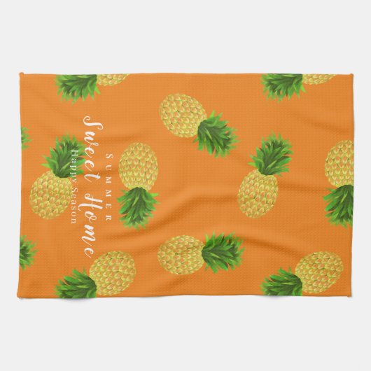 Ananas Sinaasappel Theedoek (Horizontaal)