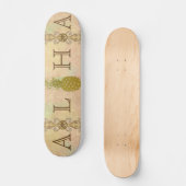 Ananas Skateboard (Voorkant)
