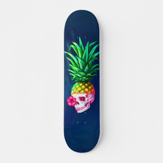 Ananas Skull Board Skateboard (Voorkant)