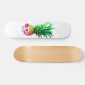 Ananas Skull Board wit Skateboard (Horizontaal)