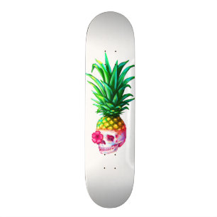 Ananas Skull Board wit Skateboard