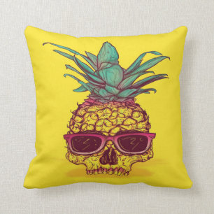 Ananas Skull Head Kussen
