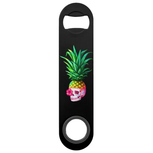 Ananas Skull Speed Flessenopener (Achterkant)