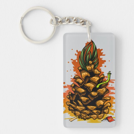 Ananas Sleutelhanger (Voorkant)