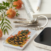 Ananas Sleutelhanger (Voorkant Rechts)