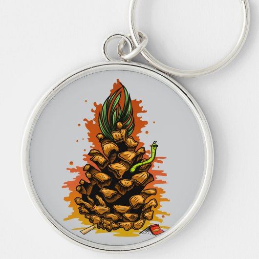 Ananas Sleutelhanger (Voorkant)