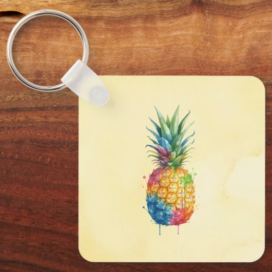Ananas Sleutelhanger (Voorkant)