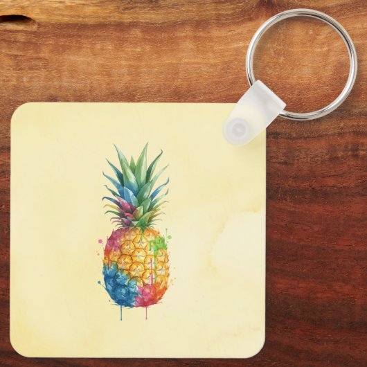 Ananas Sleutelhanger (Achterkant)