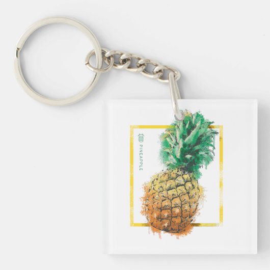 ananas sleutelhanger (voorkant)