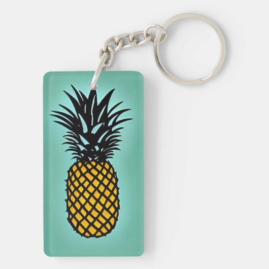 ananas sleutelhanger (achterkant)