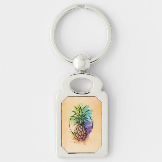 Ananas Sleutelhanger (Voorkant)
