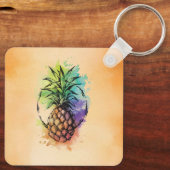Ananas Sleutelhanger (Achterkant)