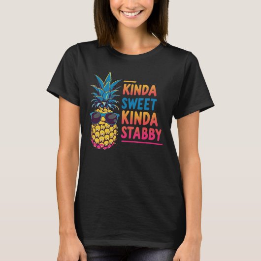 Ananas soort Vrouwen Tshirts Stevige kleding (Voorkant)