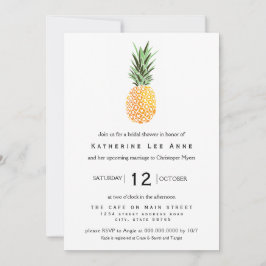 Ananas Southern Bridal Shower Kaart