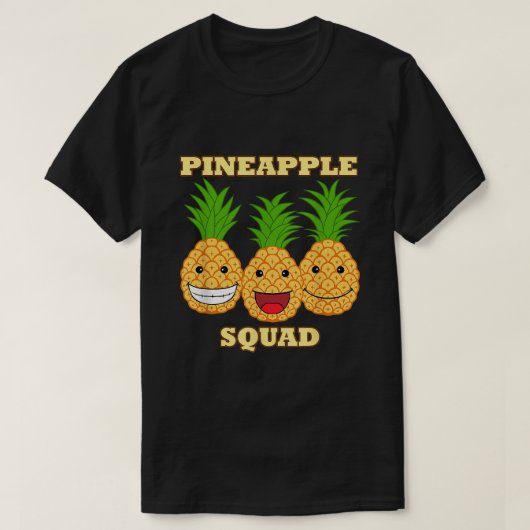 Ananas Squad Exotic Fruits Vitamin Healy T-shirt (Design voorkant)