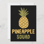 Ananas Squad Vitaminen Gezond Voedsel Kaart (Achterkant)